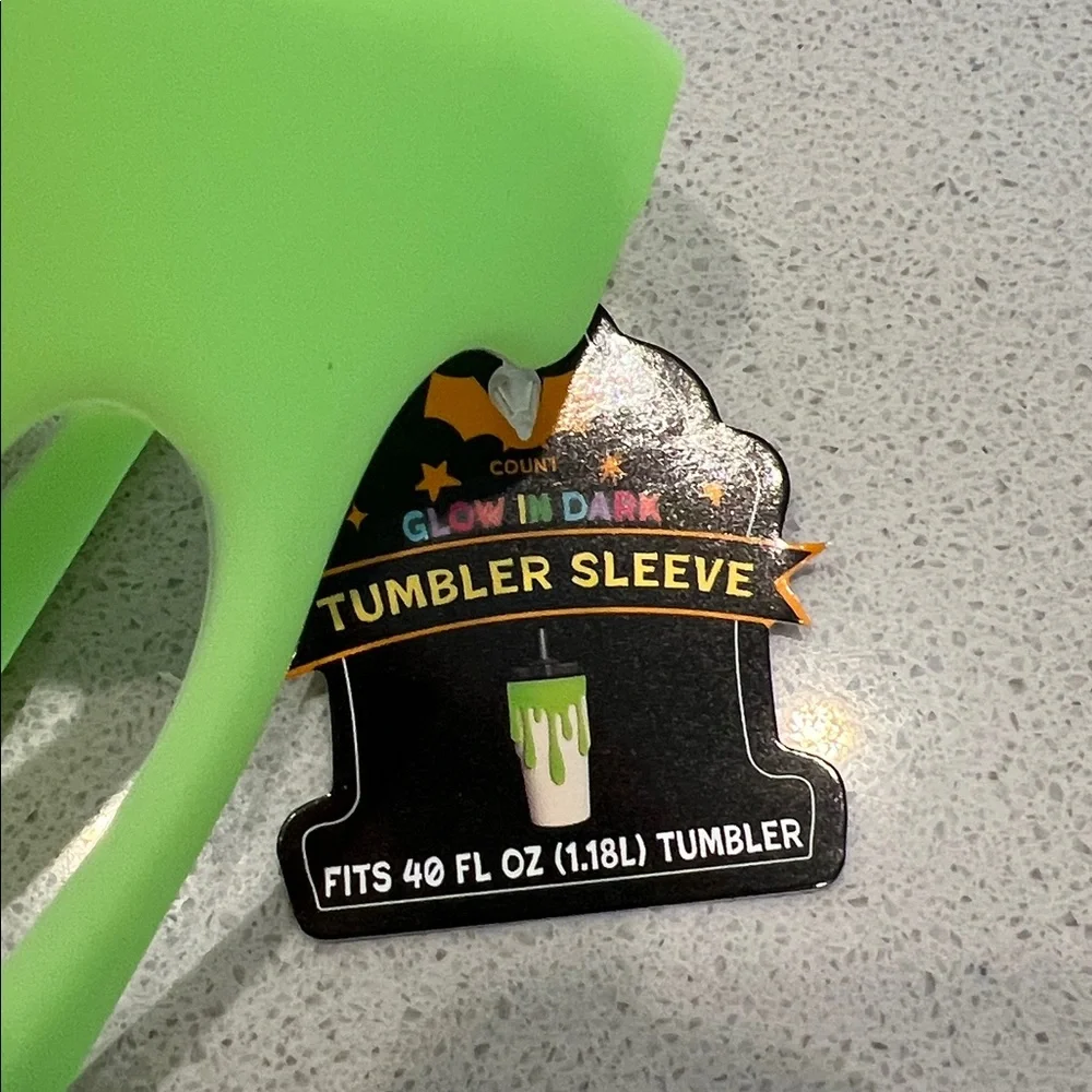 Target Glow In the Dark 40oz Tumbler Sleeve Halloween Slime